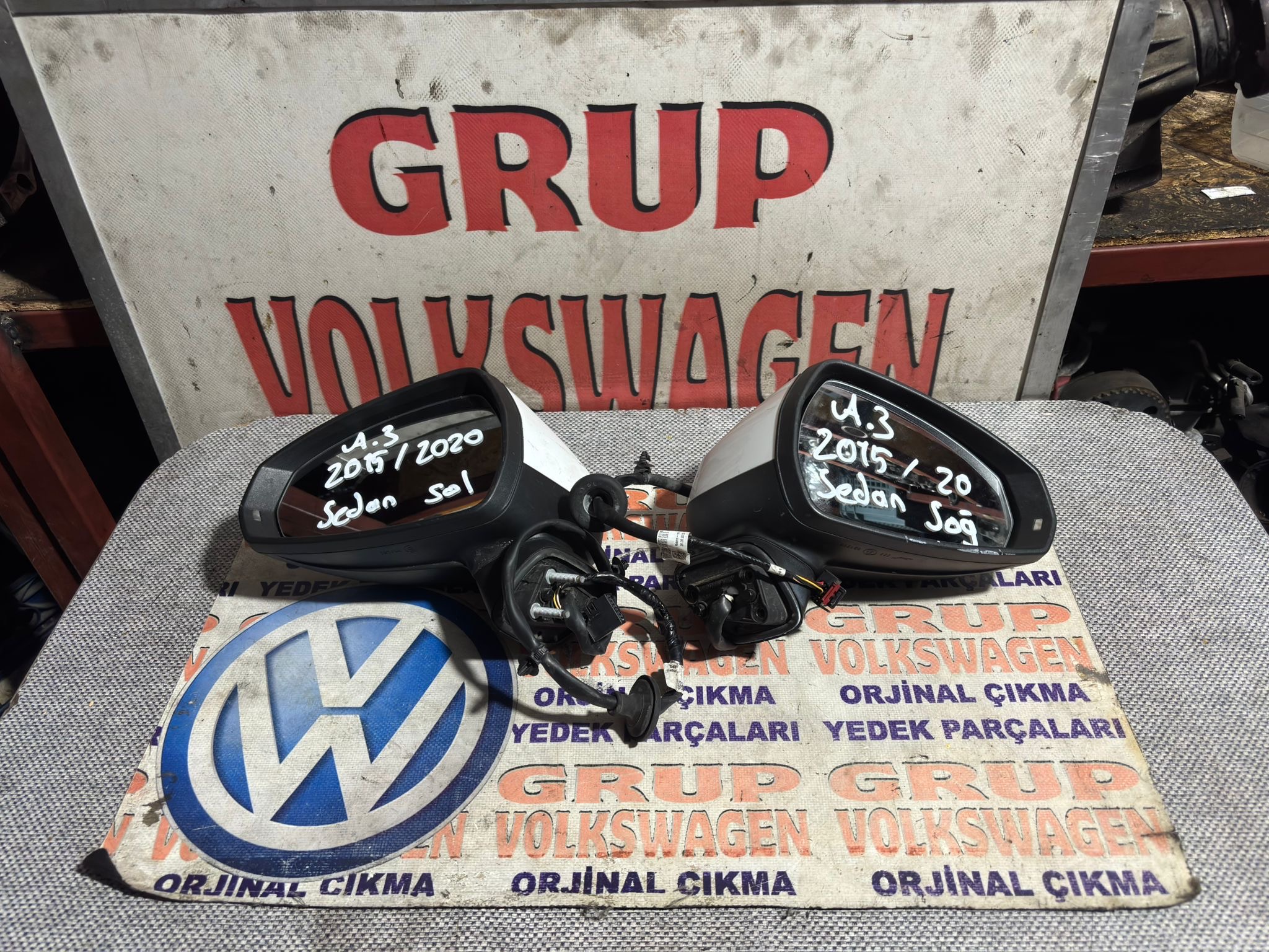 Audi a3 sedan 2015 sağ sol ayna çıkma orijinal hatsız
