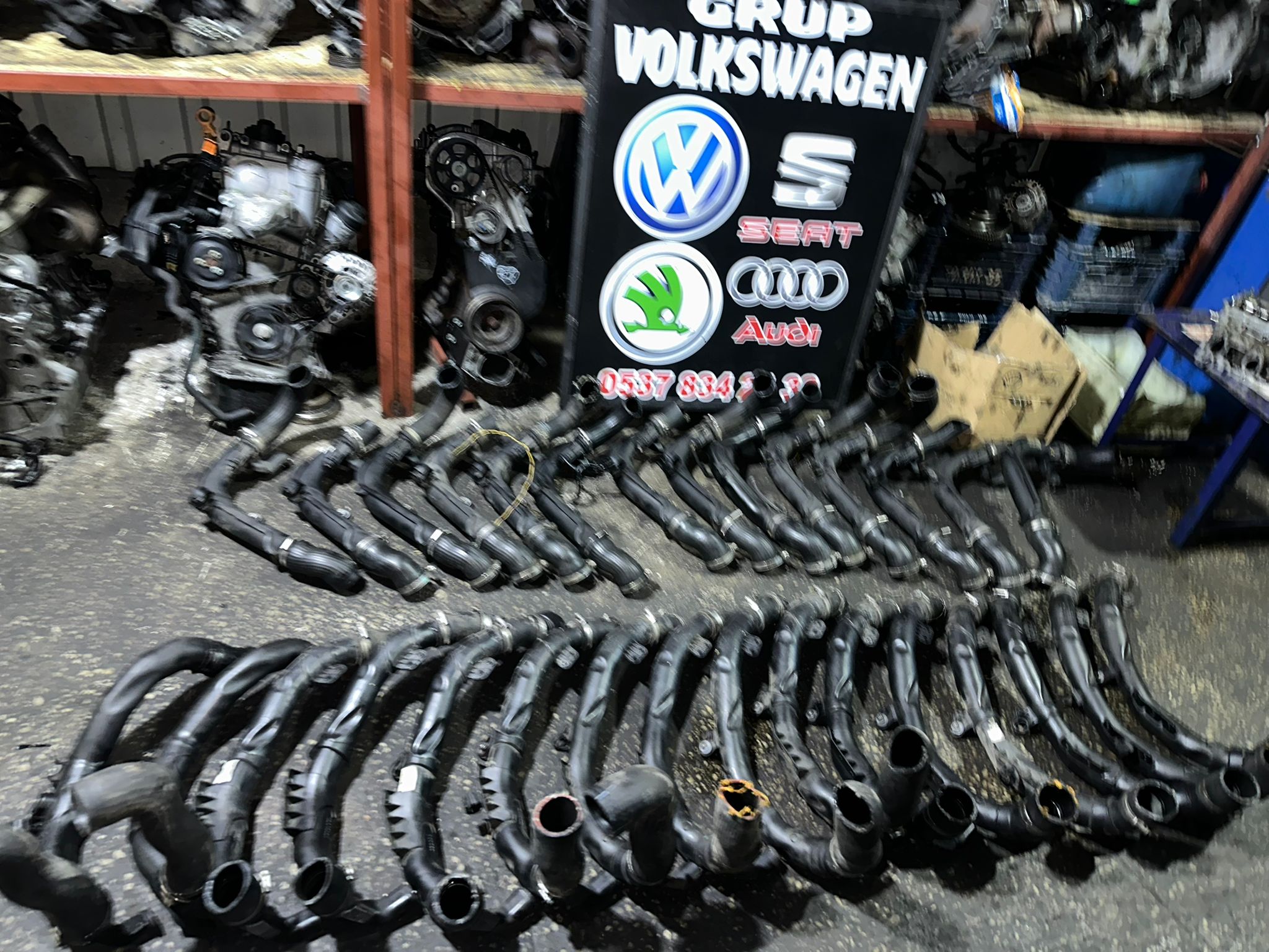 CADDY 1.6 TDI CAY MOTOR 1K0145840A TURBO BORUSU CIKMA ORJİNAL