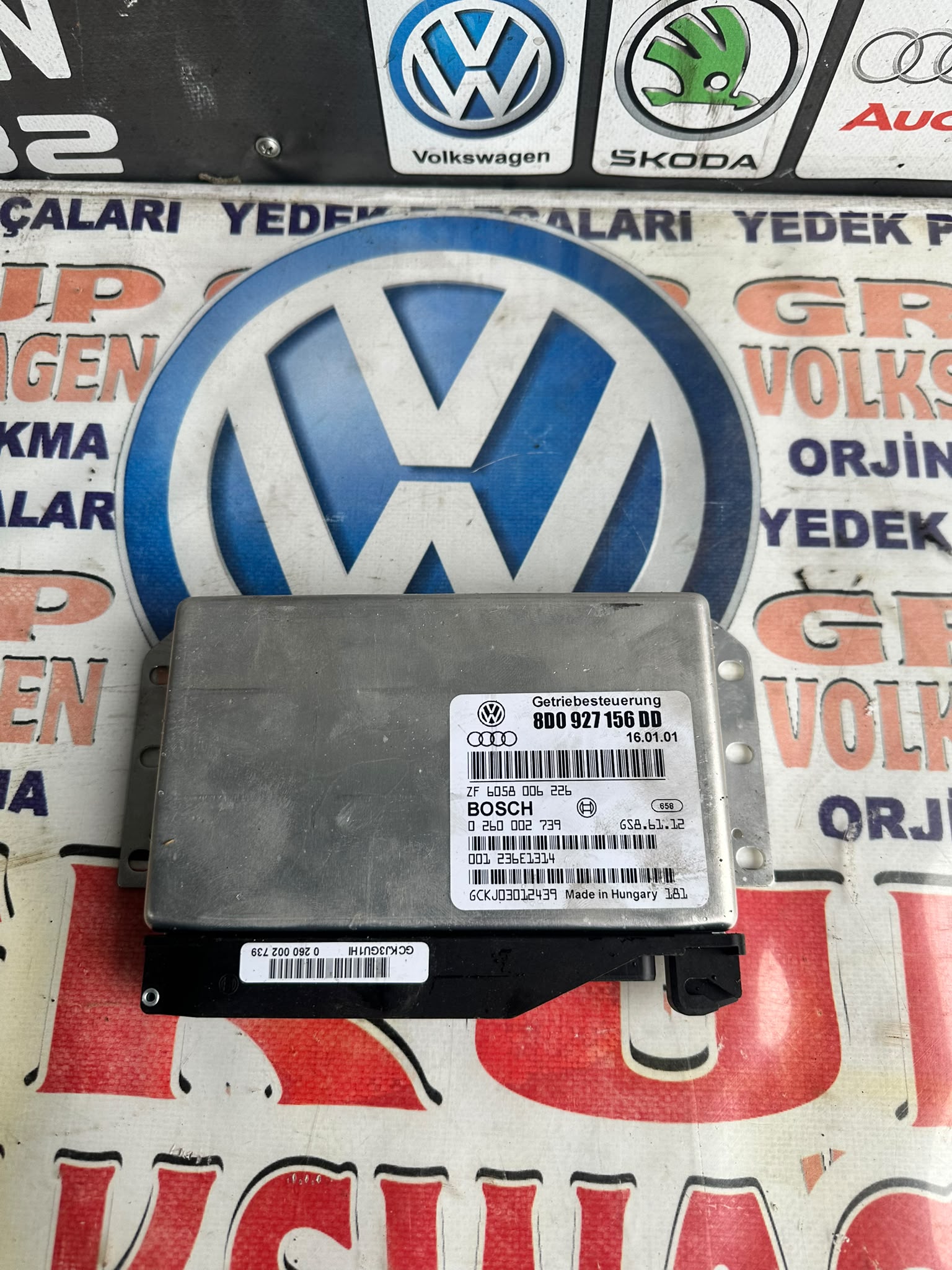 PASSAT B5.5 1.8T 8D0927156DD OTOMATİK SANZUMAN BEYNİ CIKMA ORJİNAL