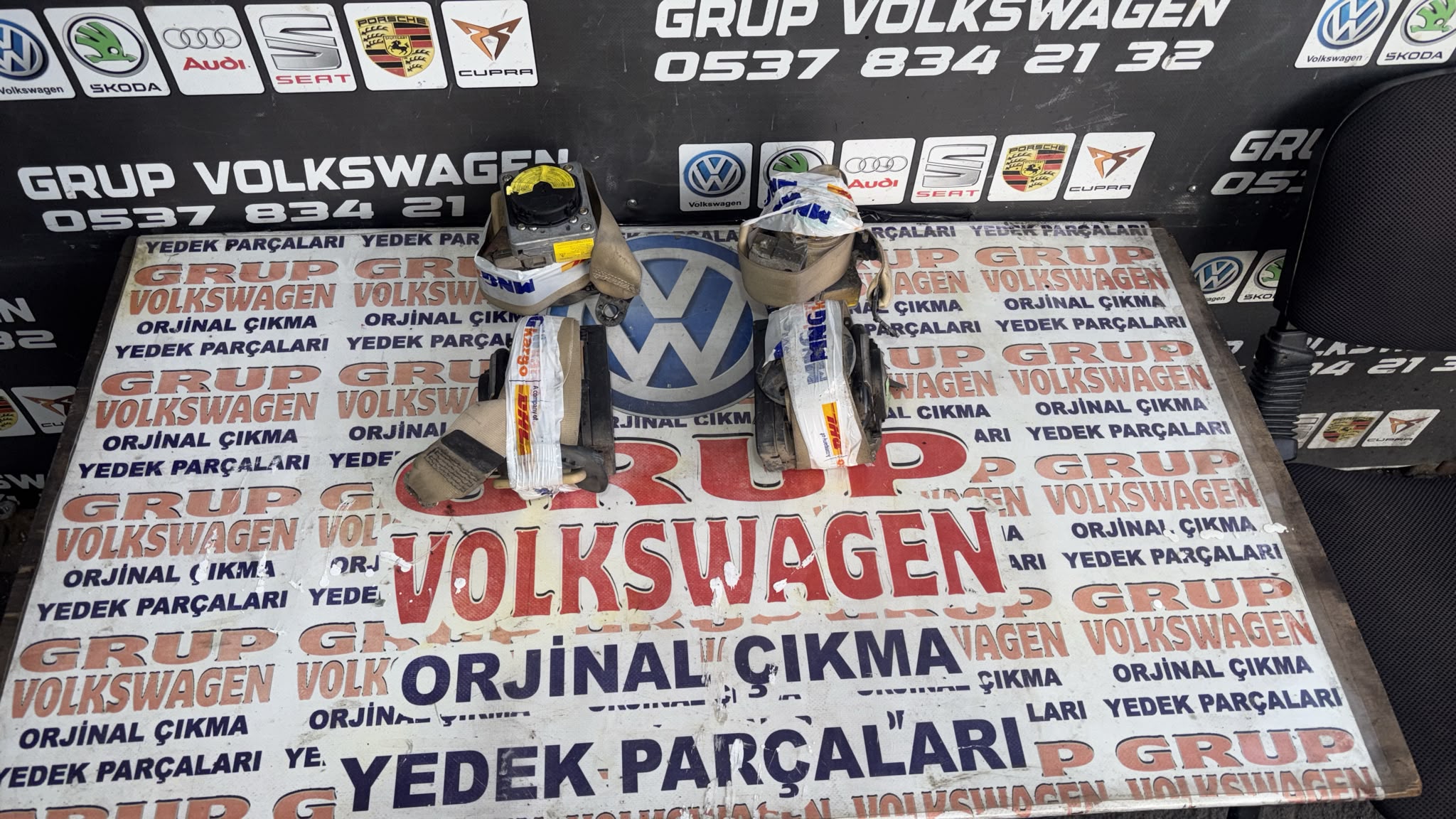 PASSAT B5.5 TAKIM EMLİYET KEMERLERİ CIKMA ORJİNAL