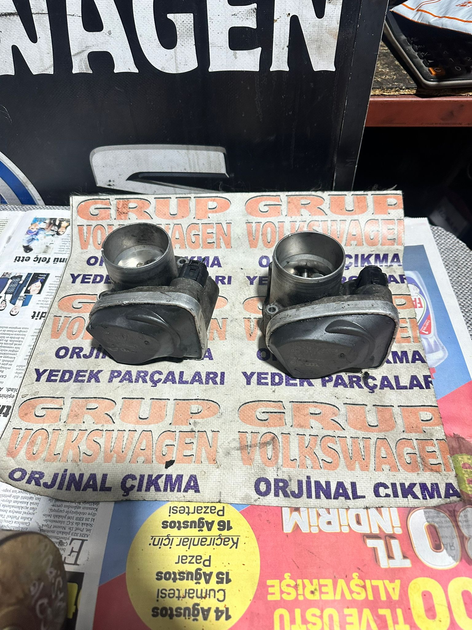 Seat Toledo 036133062M bogaz kelebegi çıkma orijinal