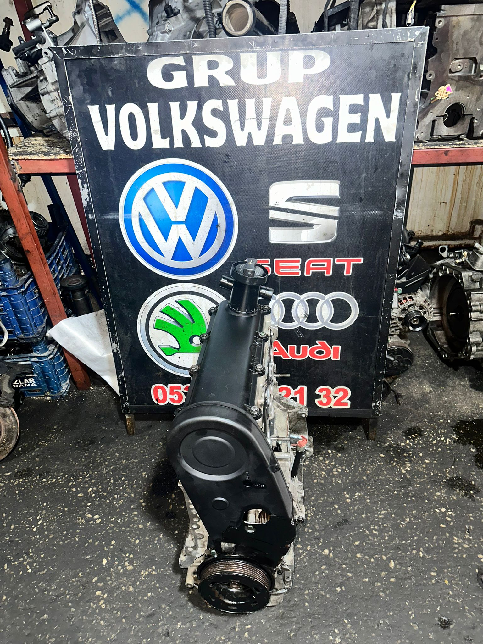 Skoda Oktavya 1.6 Bse BfQ çıkma orijinal motor
