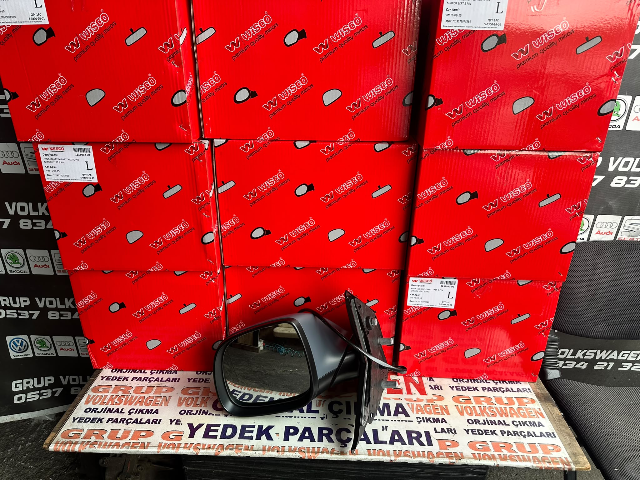 TRANSPORTER T8 SOL AYNA SIFIR