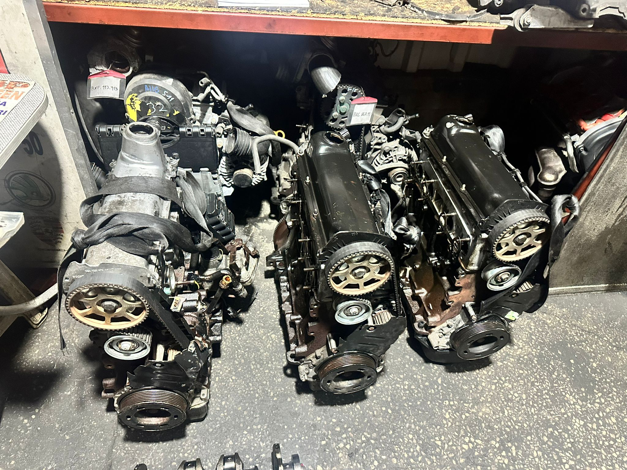 Volkswagen bora 1.6 Akl pik bloklu motor çıkma orijinal