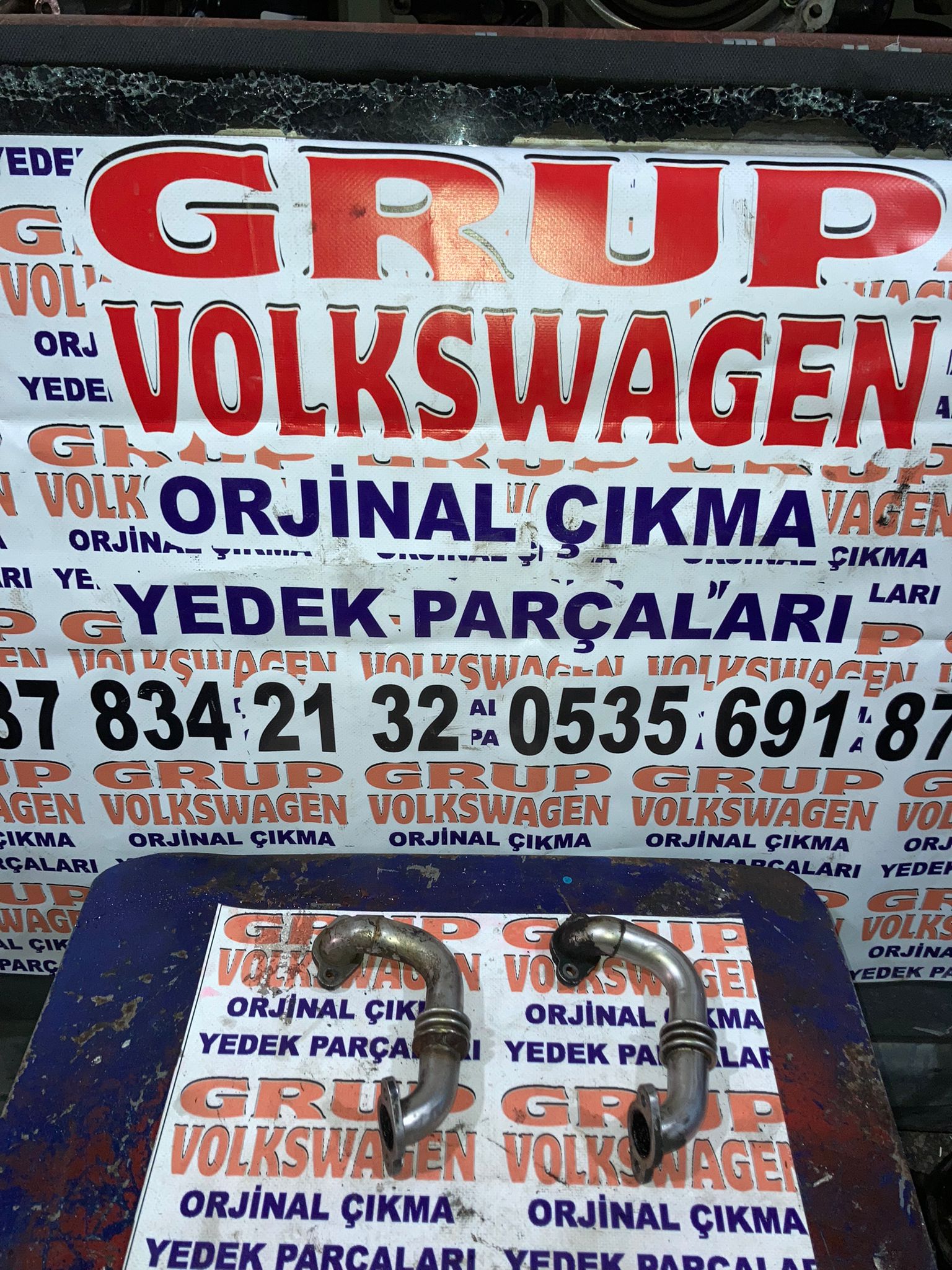 volkswagen transporter 2.0 tdı caa motor t6 t7 cıkma orjinal egr borusu