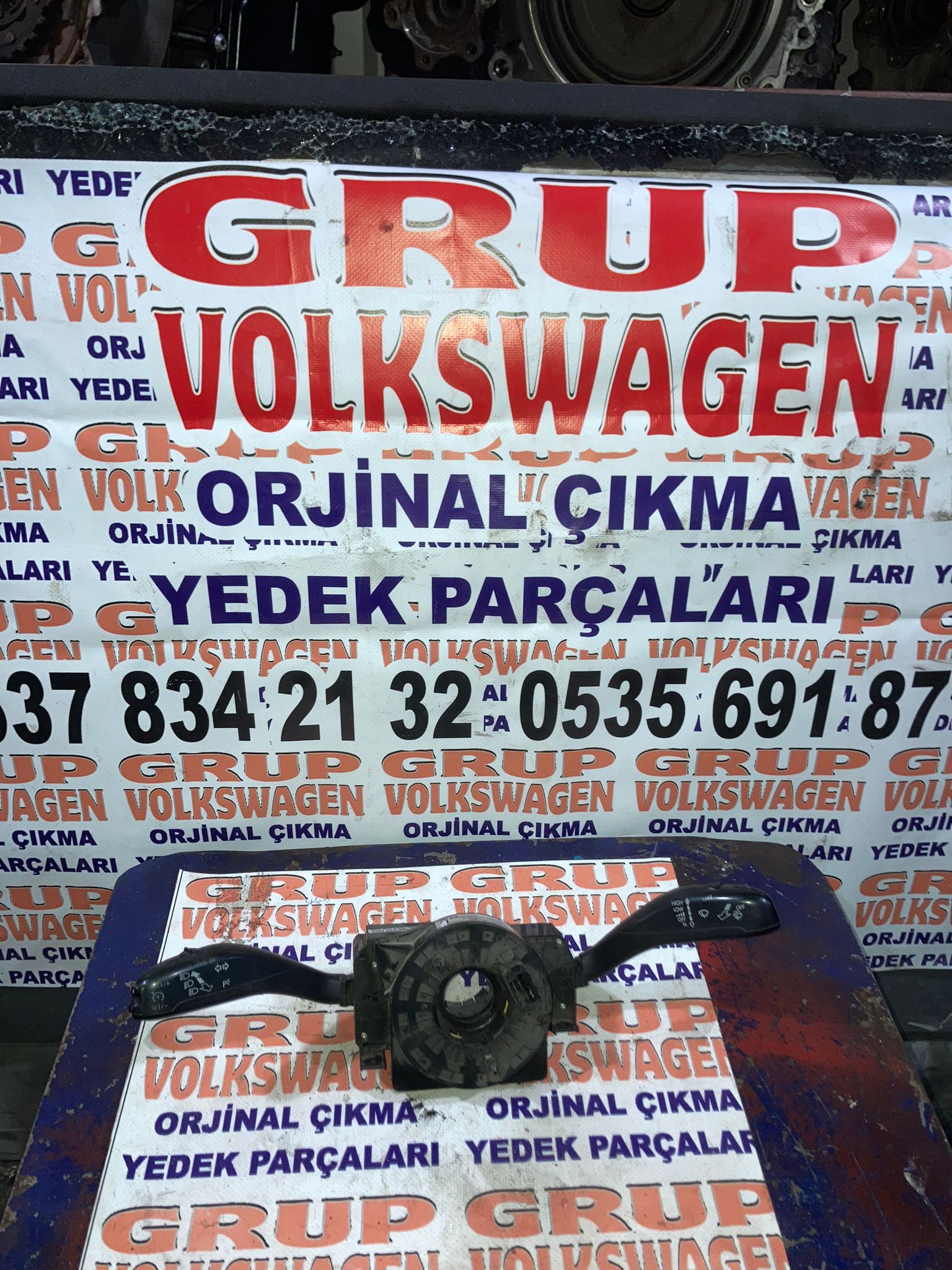 volkswagen transporter t7 t6 2.0 tdı caa  motor  cıkma orjinal silgi sinyal kolu ve hızsabitleme ve kurus konturollü